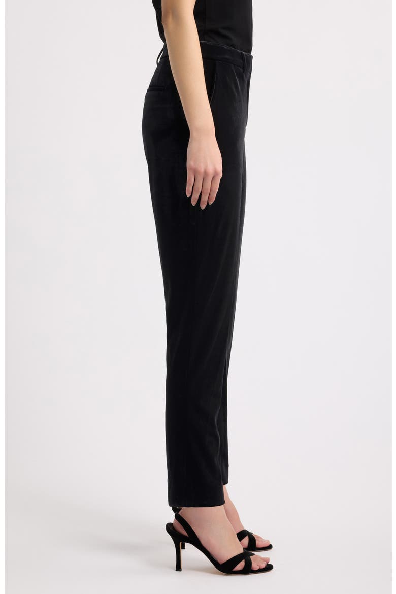 Velvet Classic Ankle Pants, Alternate, color, BLACK