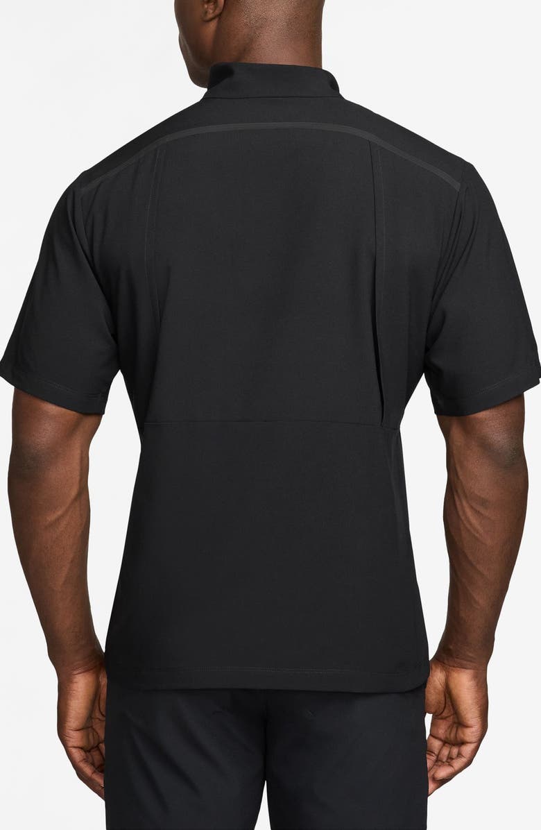 Nike Dri-FIT Short Sleeve Windrunner Shirt, Alternate, color, Black
