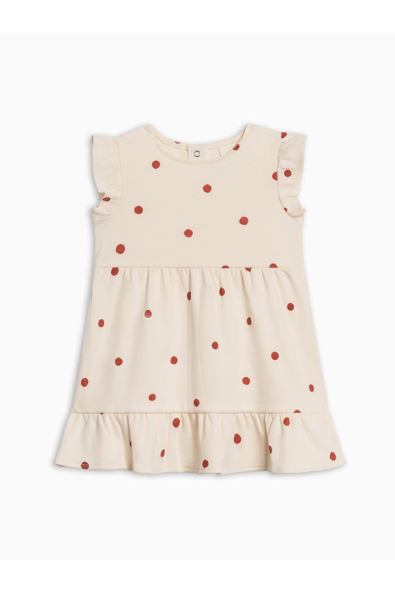 Organic Tilly Tiered Dress, Alternate, color, Barn Polka