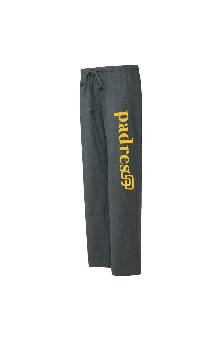 CONCEPTS SPORT Women's Concepts Sport Charcoal/Brown San Diego Padres Meter Muscle Tank and Pants Sleep Set, Alternate, color, 