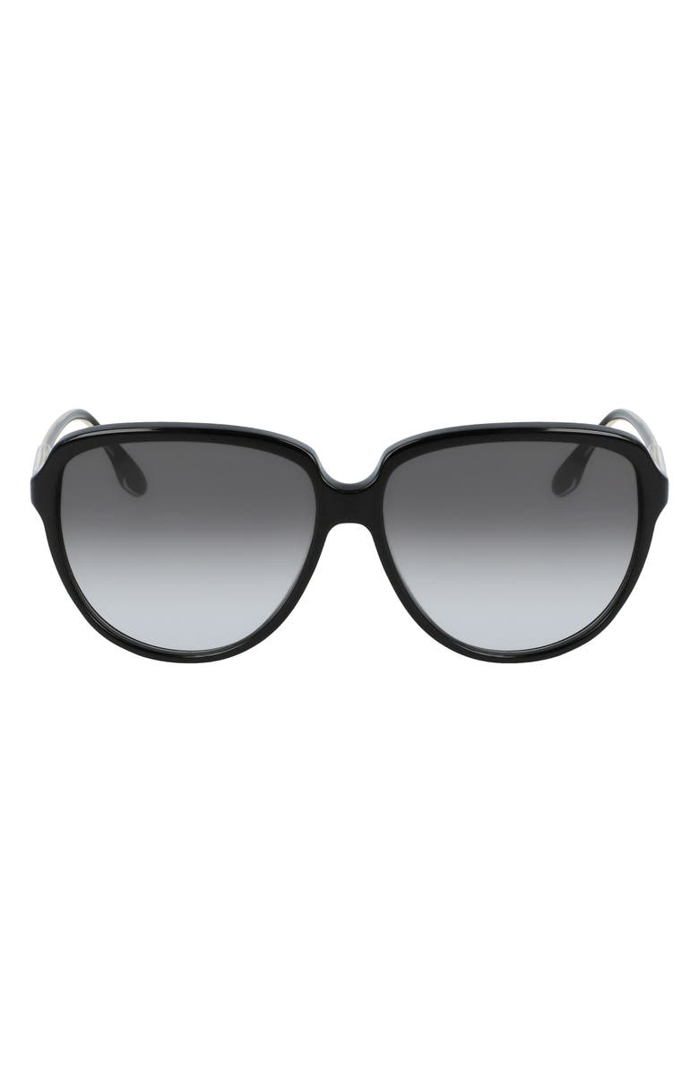 Victoria Beckham 60mm Gradient Round Sunglasses, Main, color, 