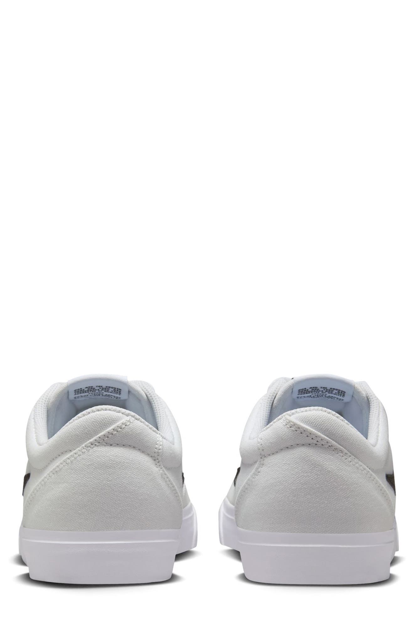 Charge Skate Sneaker, Alternate, color, WHITE/ BLACK/ LIGHT BROWN