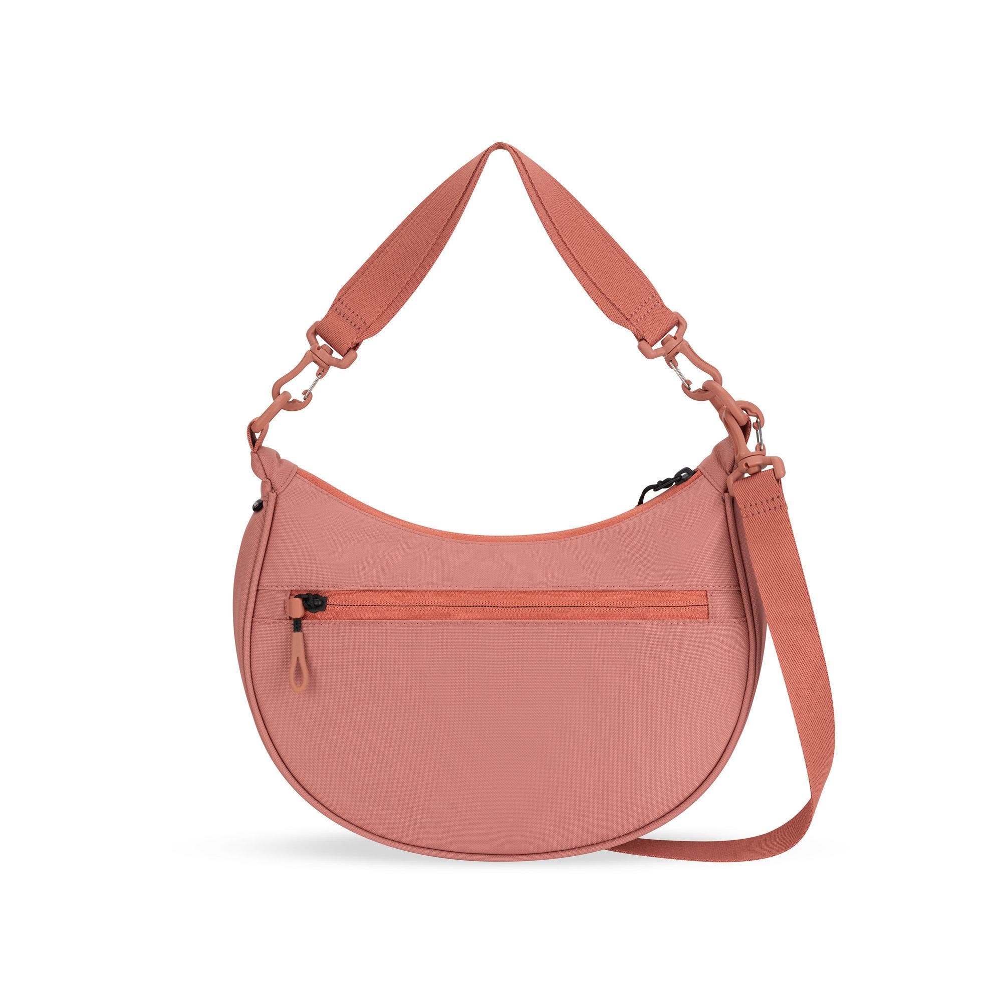 Mina Medium Lightweight Half Moon Crossbody, Alternate, color, Desert