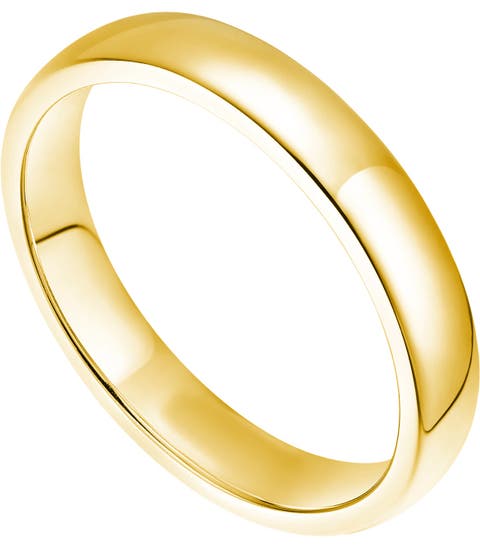 Gold-Plated Sterling Silver 5MM Wedding Band