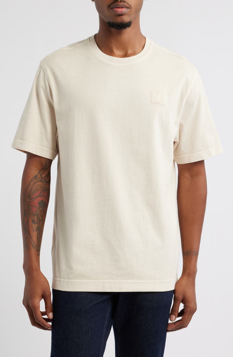 Original Penguin Oversize Logo Patch Garment Dye Jersey T-Shirt, Main, color, 