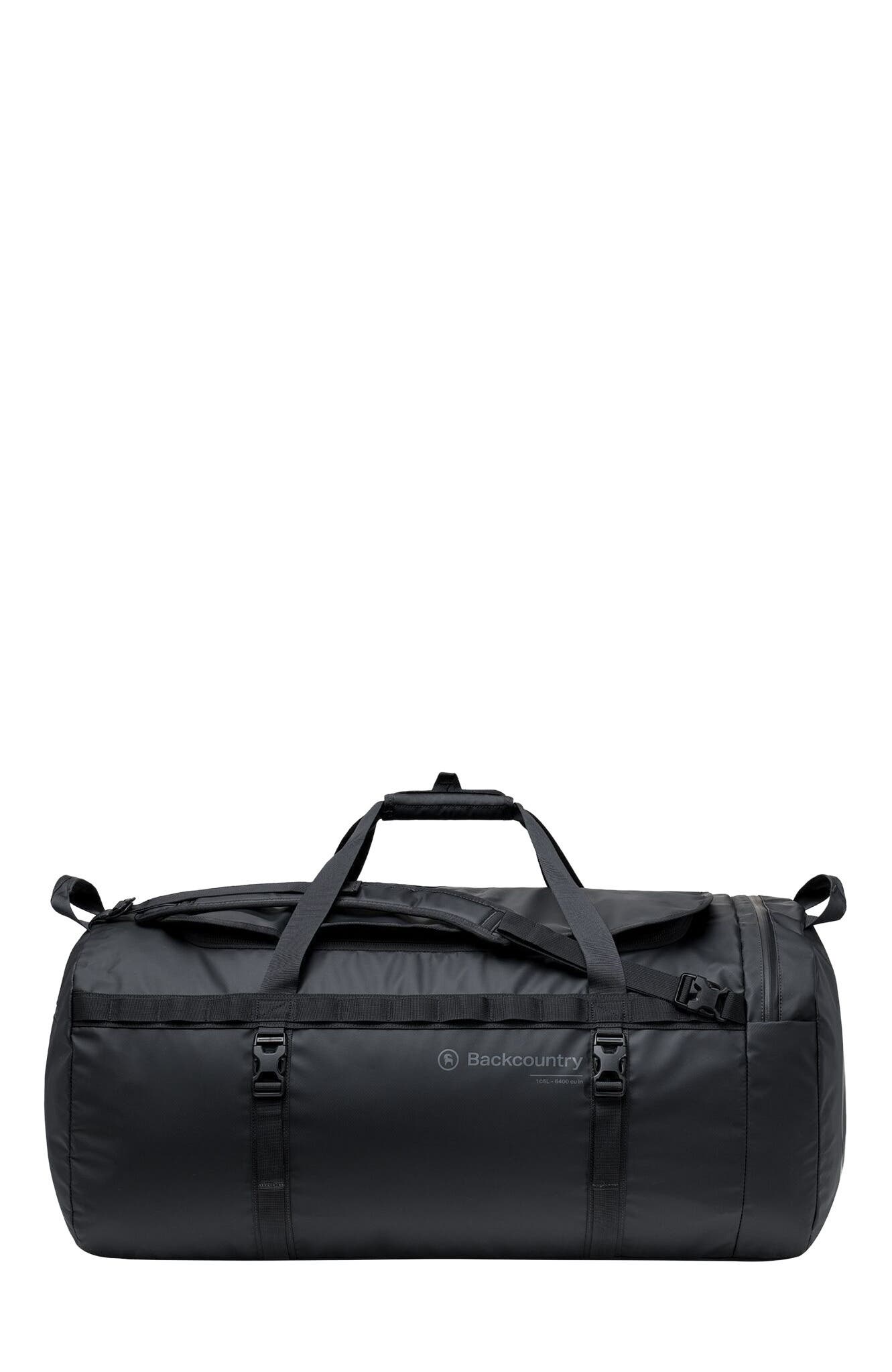 Backcountry All Around 105L Duffel, Main, color, Black