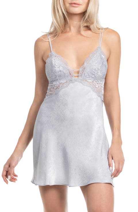 Lace Satin Chemise
