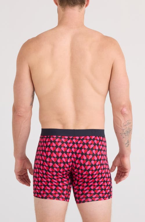 Saxx Vibe Xtra Soft Comfort Boxer Briefs In Red
