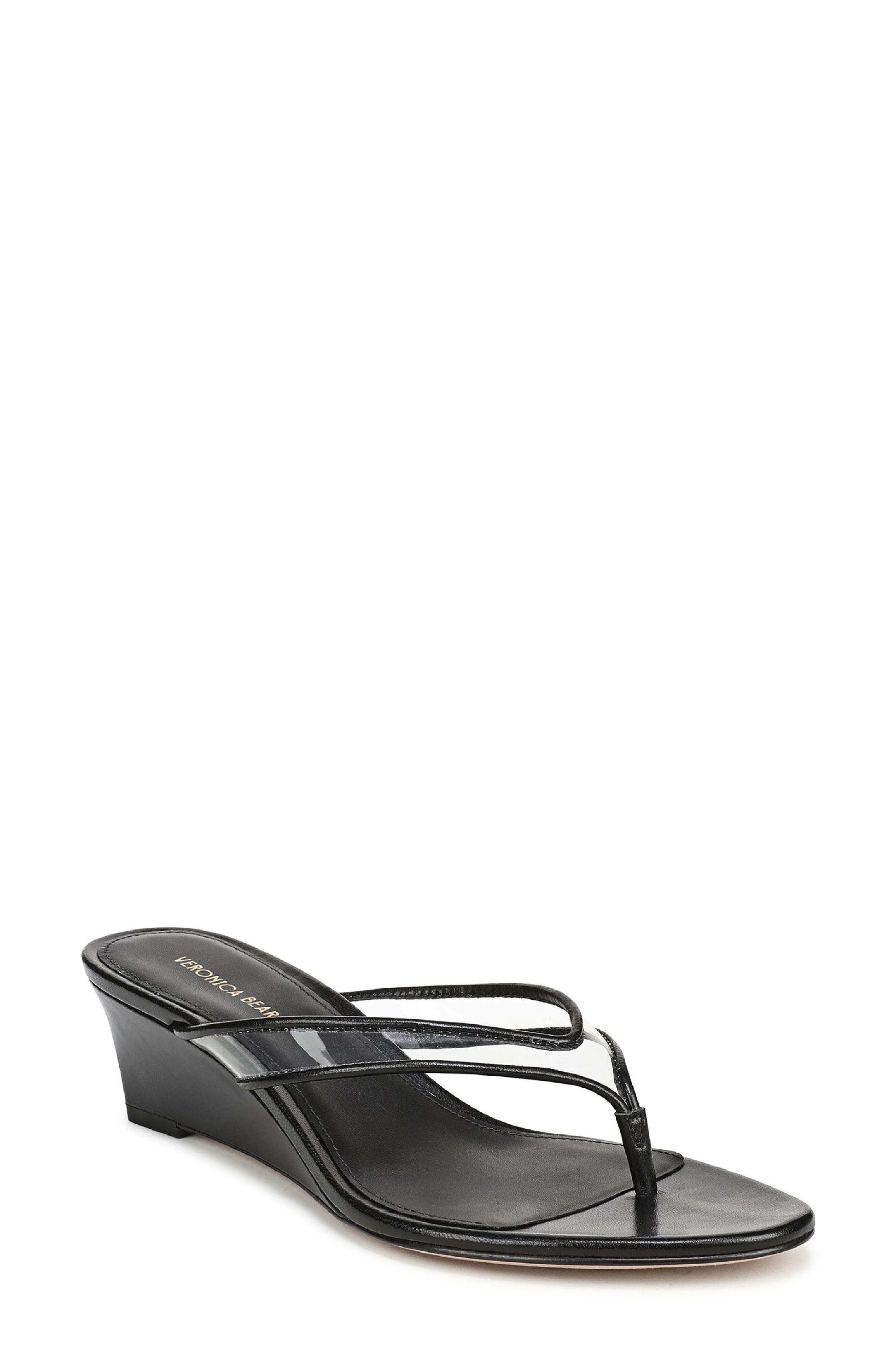 Veronica Beard Clea Wedge Flip Flop In Multi