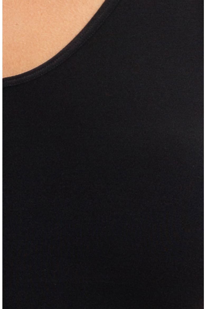'Stephanie' Shaping Tank, Alternate, color, BLACK