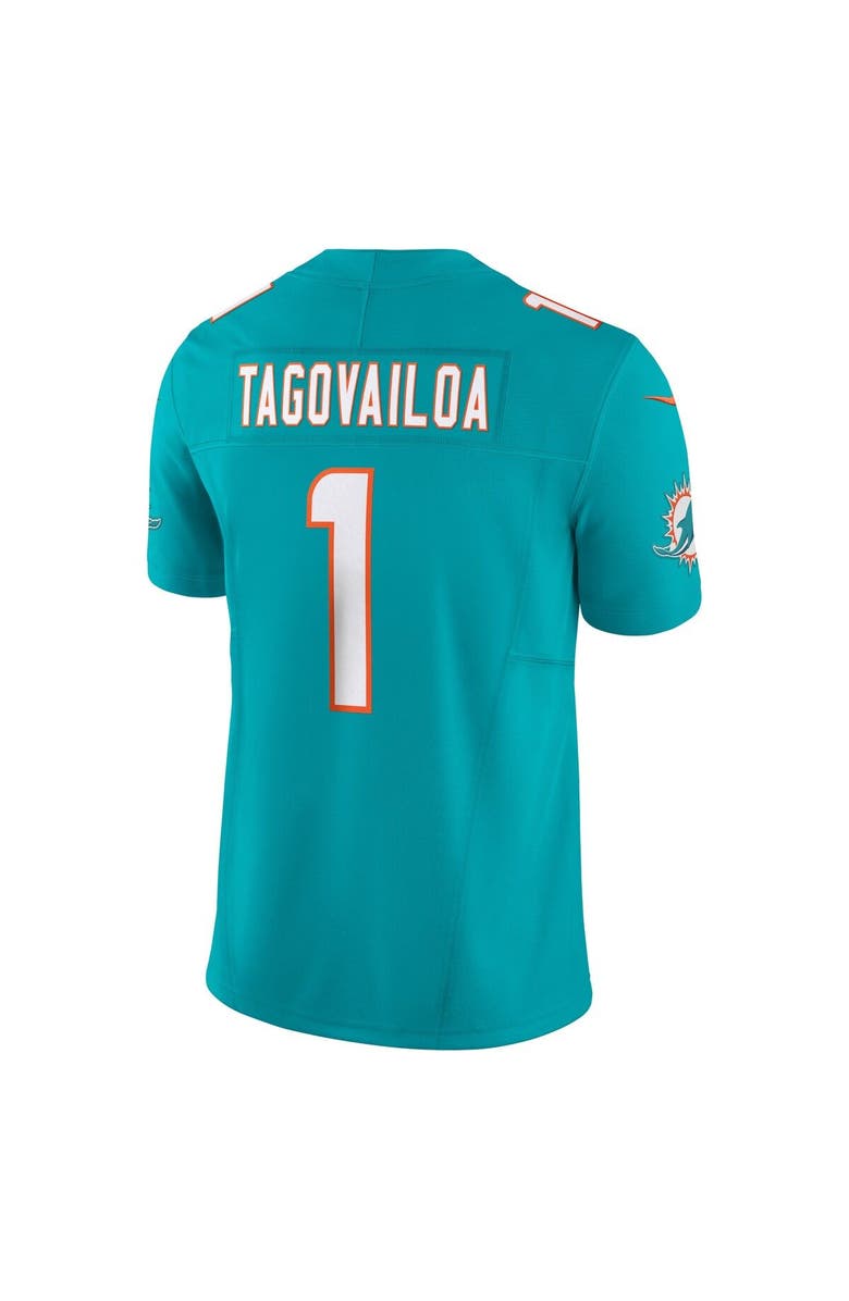 Nike Men's Nike Tua Tagovailoa Aqua Miami Dolphins Vapor F.U.S.E. Limited Jersey, Alternate, color, Aqua