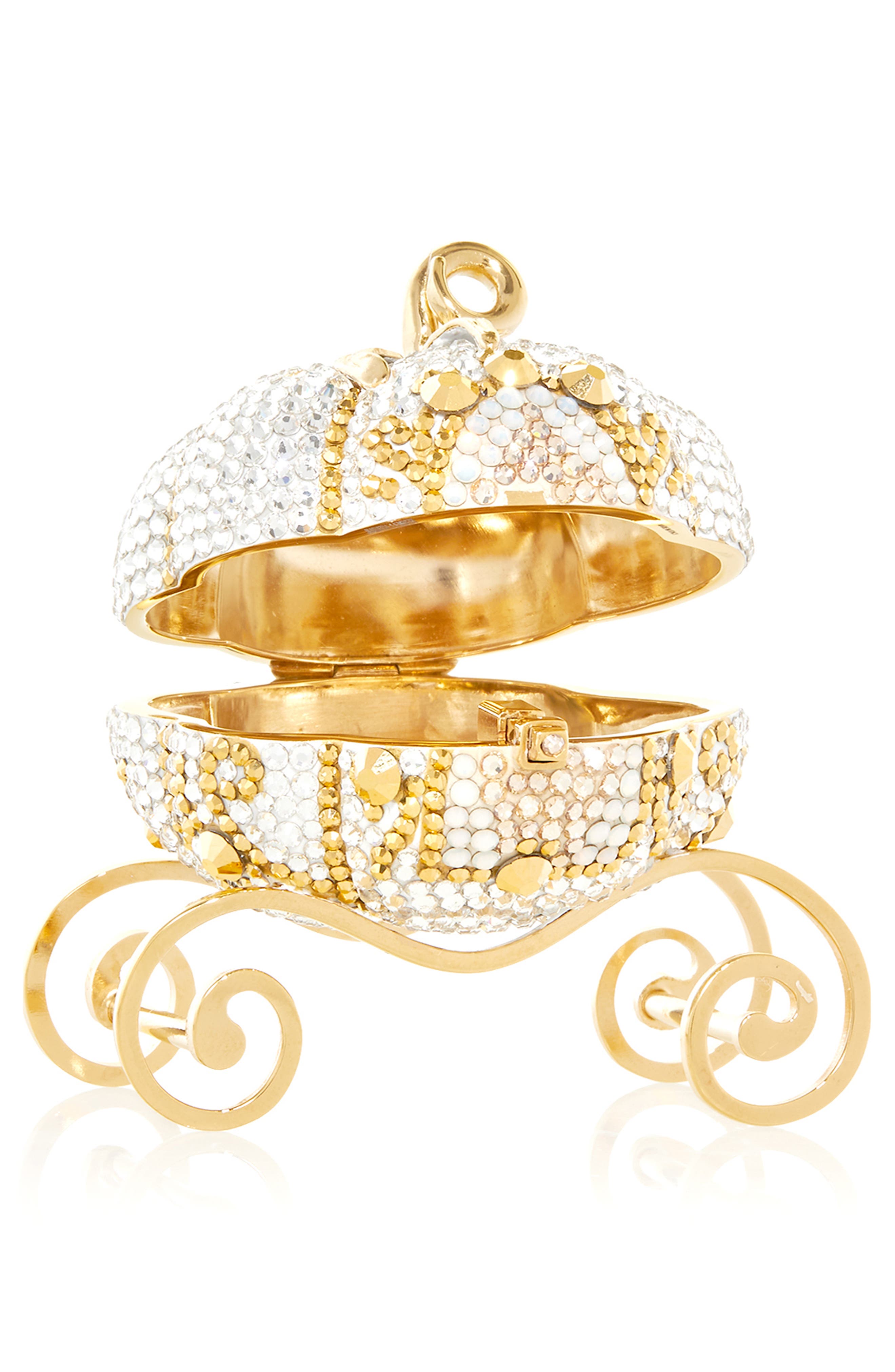 JUDITH LEIBER COUTURE Miniature Crystal Carriage Pillbox, Alternate, color, 