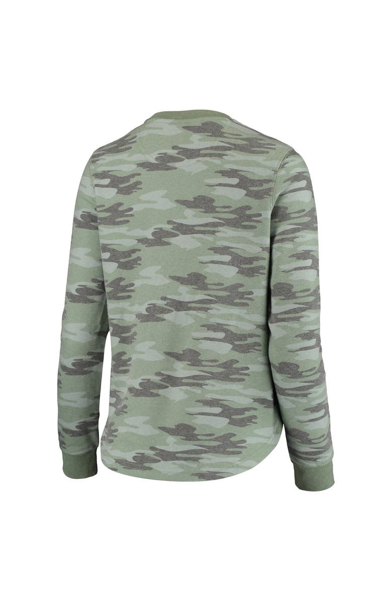 CAMP DAVID Women's Camo Michigan State Spartans Comfy Pullover Sweatshirt, Alternate, color,