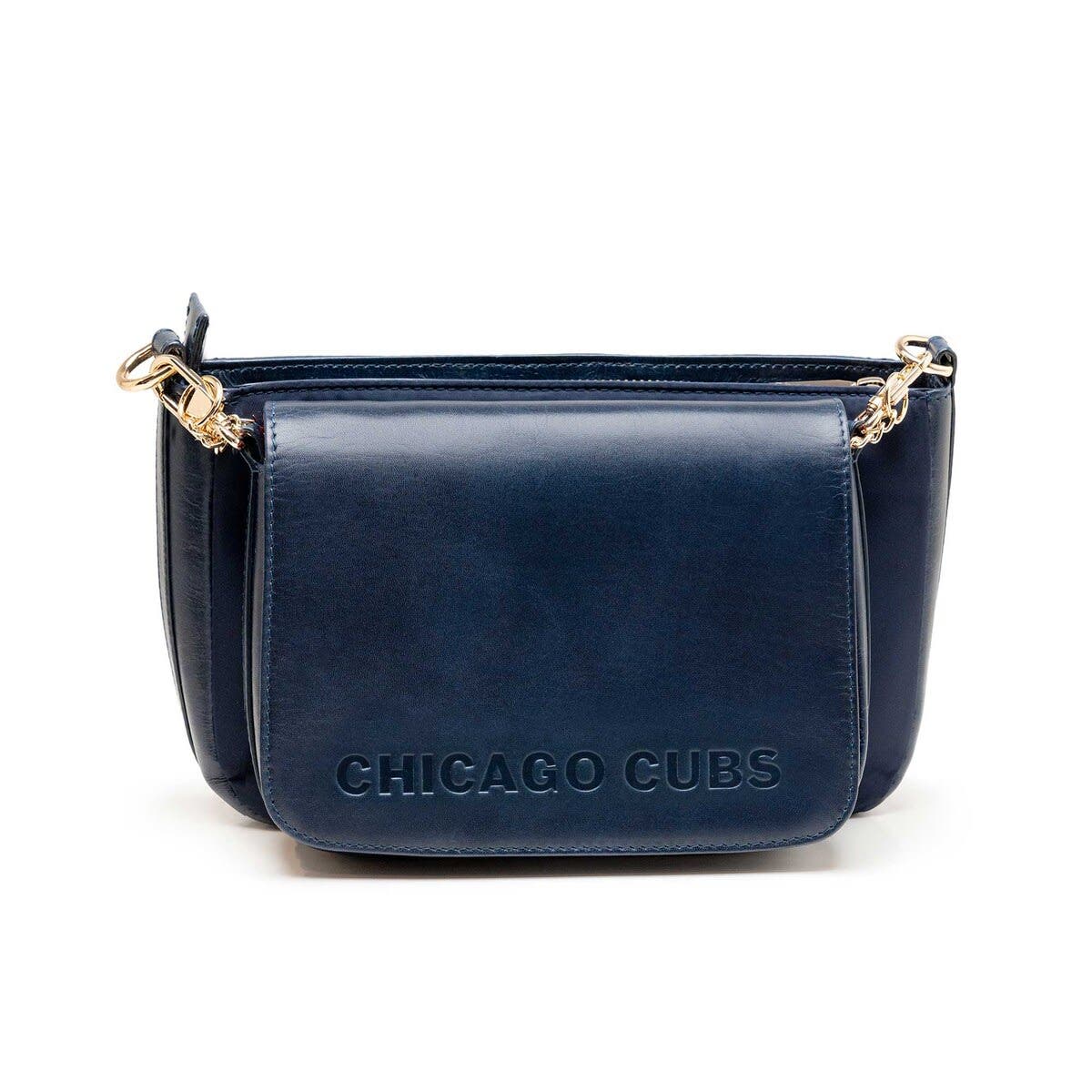 LUSSO Chicago Cubs Rianna Multi Pouchette Bag, Alternate, color, Navy
