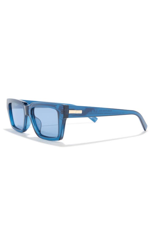 Le Specs Nocturnal Habit 54mm D-frame Sunglasses In Navy