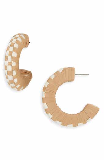 Cara Bow Fringe Crystal Statement Stud Earrings