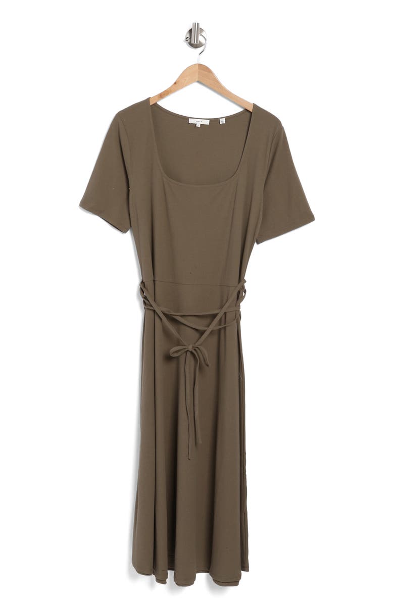 Vince Cotton Midi Dress, Main, color,