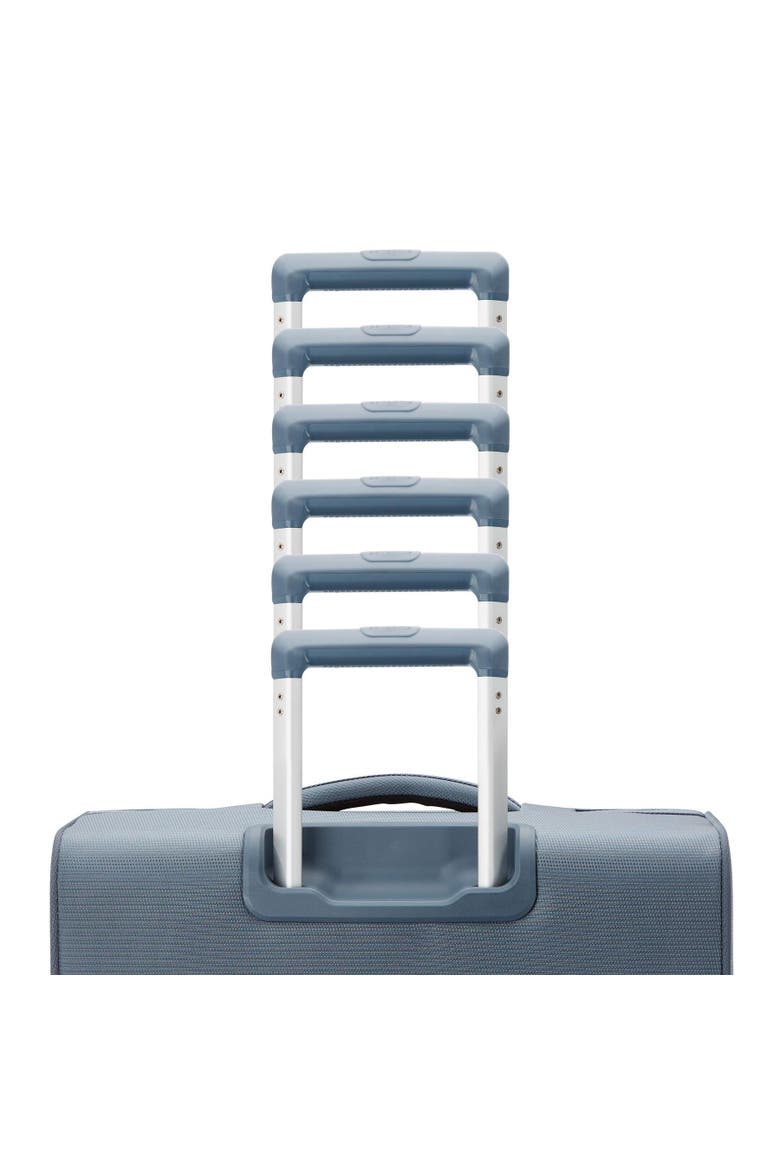 UpLIFT Softside Expandable 25" Medium Checked Spinner Luggage, Alternate, color, Black