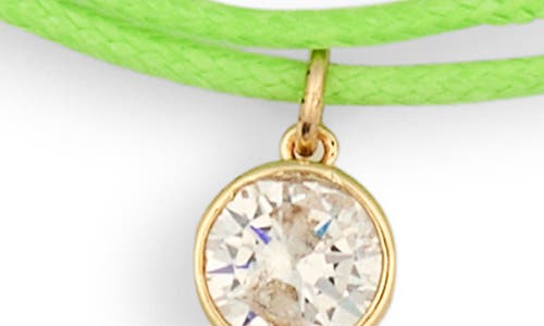 Leith Cubic Zirconia Cord Necklace, Bracelet & Anklet Set In Multi