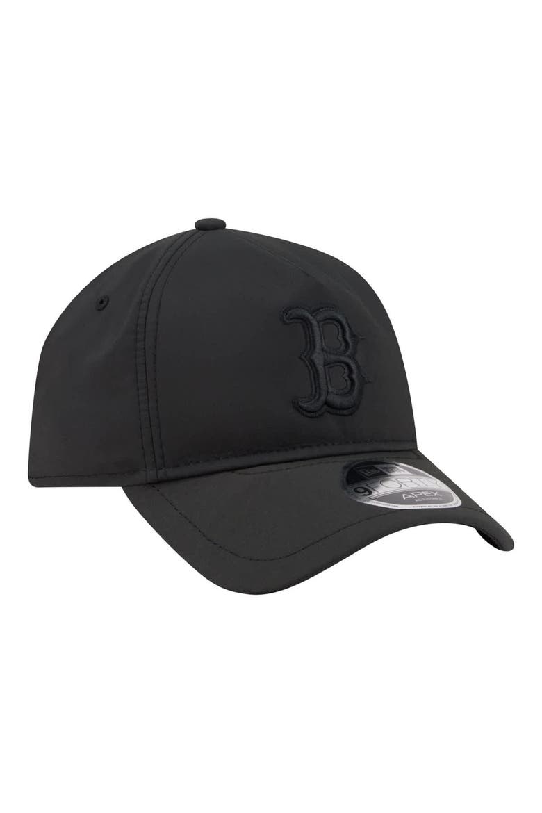 Men's New Era  Black Boston Red Sox Injection Apex 9FORTY Adjustable Hat, Alternate, color, Black