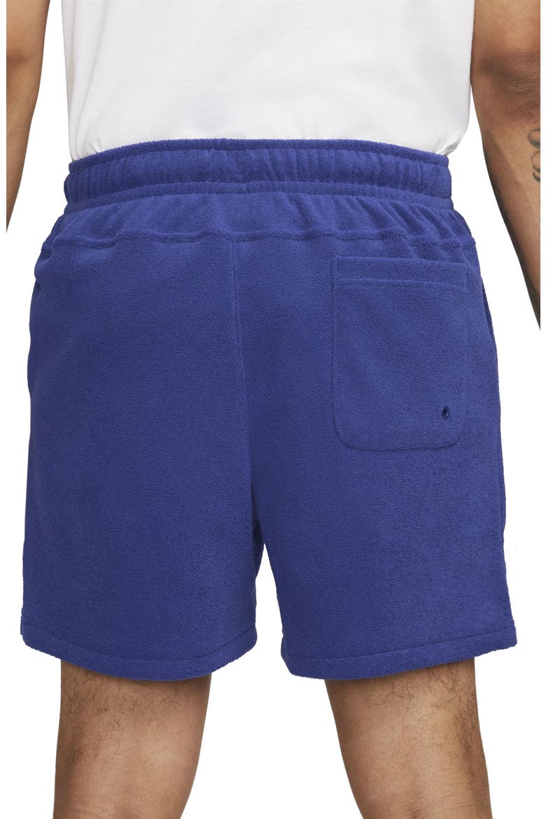 Club Terry Flow Shorts, Alternate, color, DEEP ROYAL BLUE/ BLACK