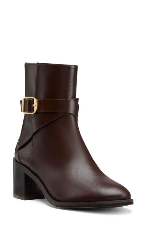 Esme Belted Zip Bootie (Women)