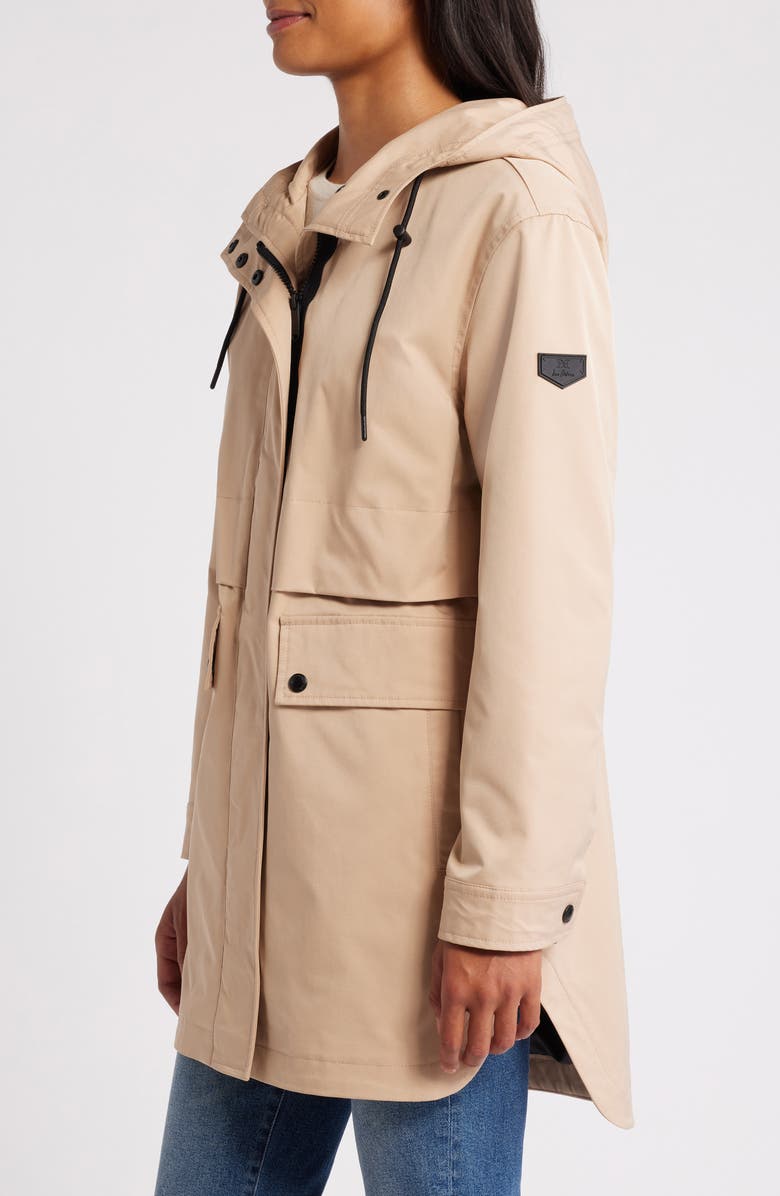 Sam Edelman Hooded Jacket, Alternate, color, Sandshell