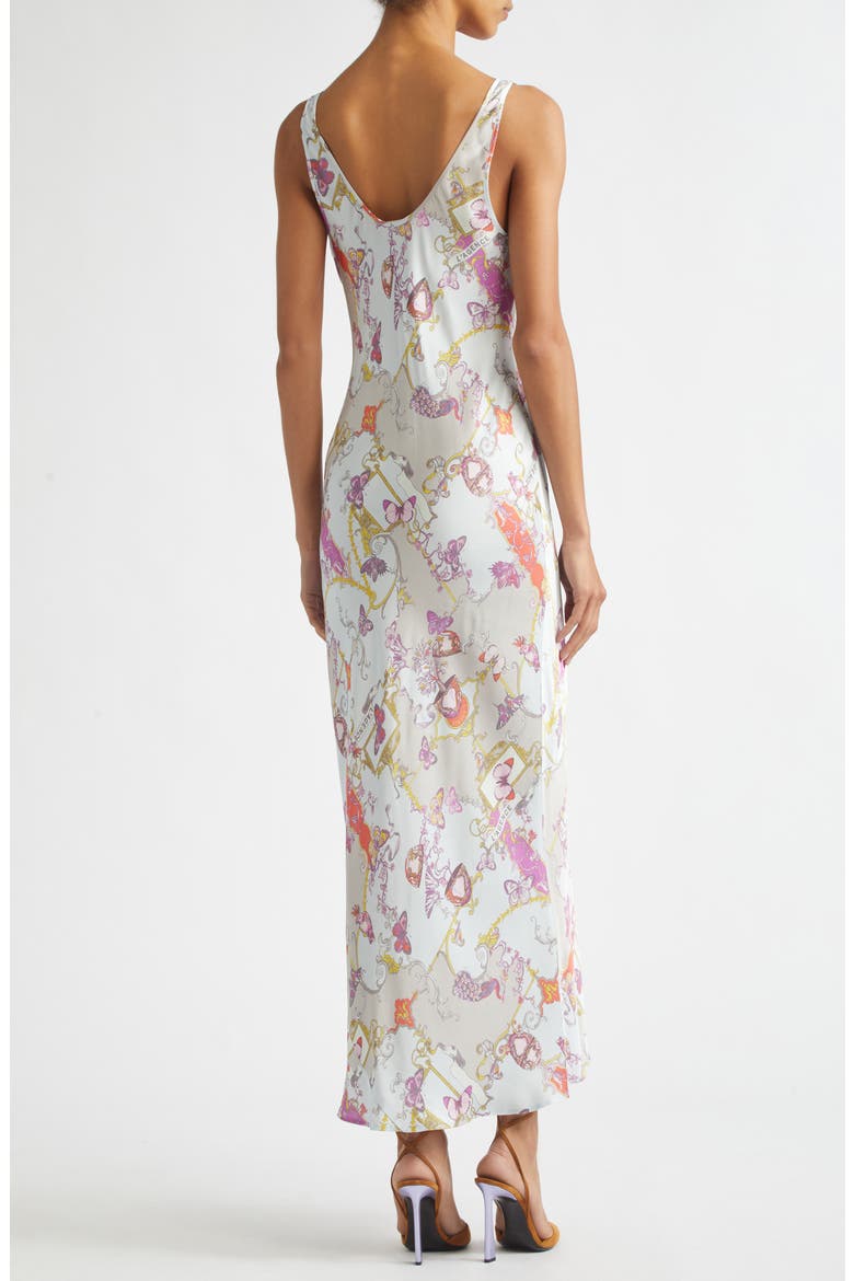 Akiya Mixed Print Satin Slipdress, Alternate, color, MULTI BAROQUE TOILE