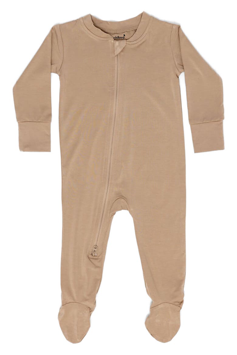 CloudBlend™ Footed One-Piece Pajamas, Main, color, DESERT LARK