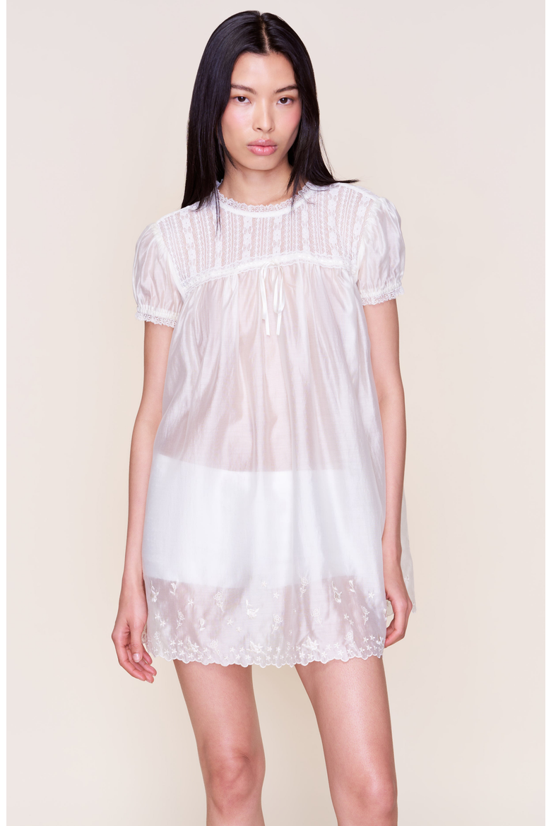 Aviva Dress, Alternate, color, Ivory