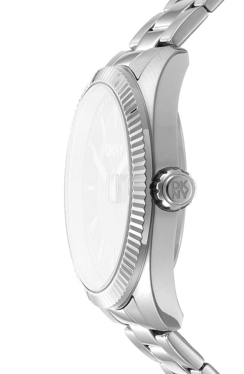 DKNY Bracelet Watch, 40mm, Alternate, color, Black/ Silver