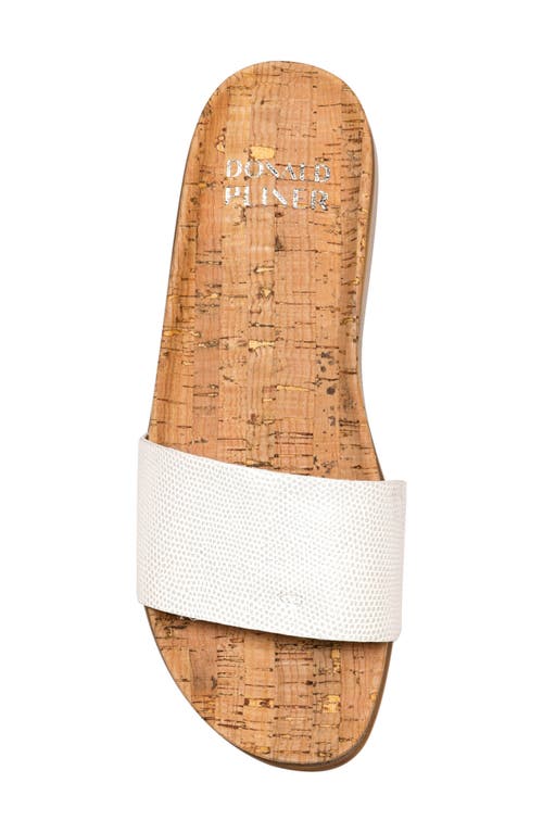 Donald Pliner Fiji Wedge Sandal In Off White