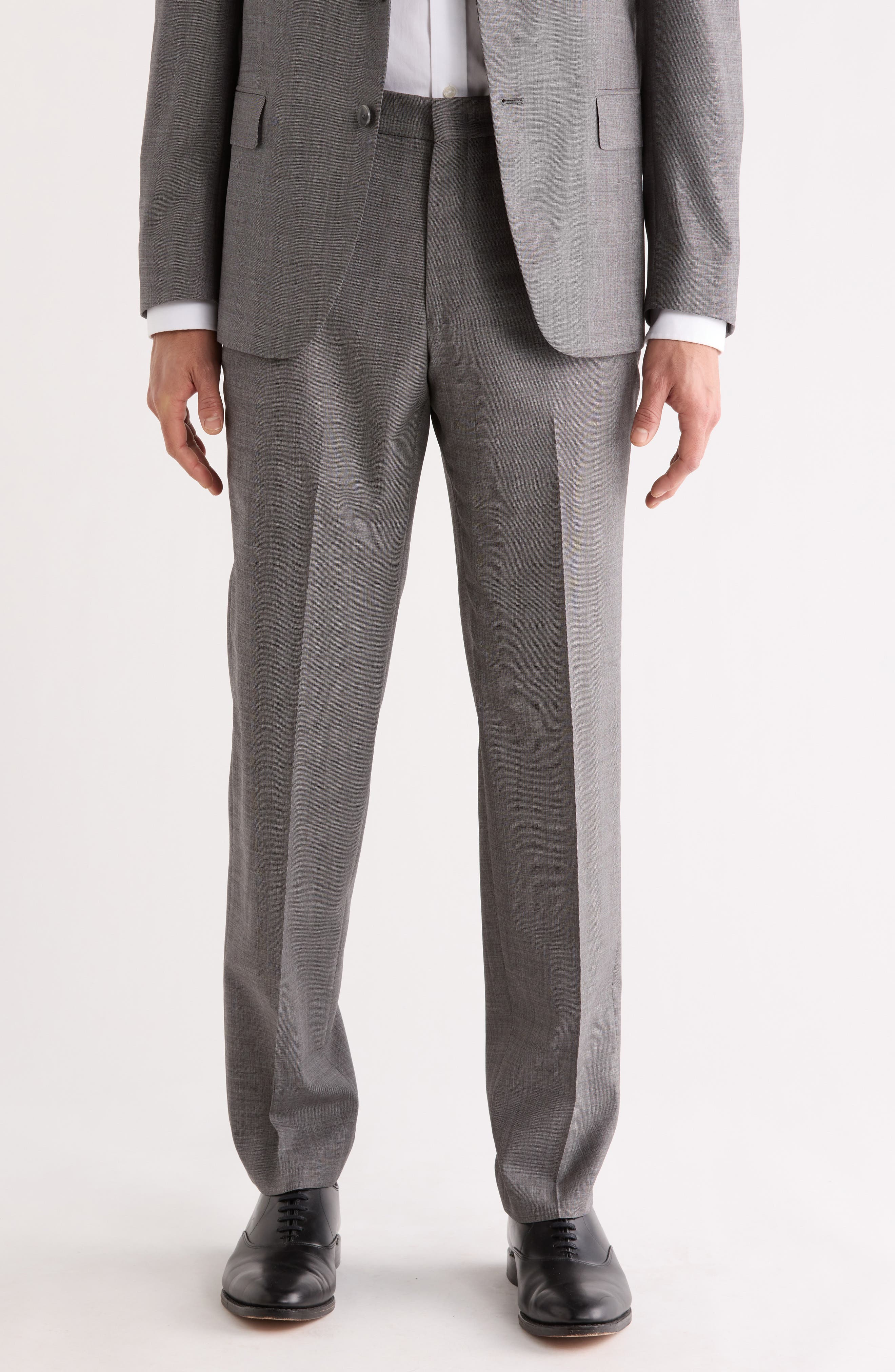 Vince Flat Front Wool Suit Pants