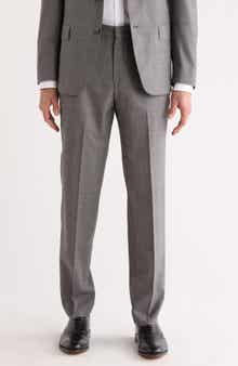 Vince Flat Front Wool Suit Pants