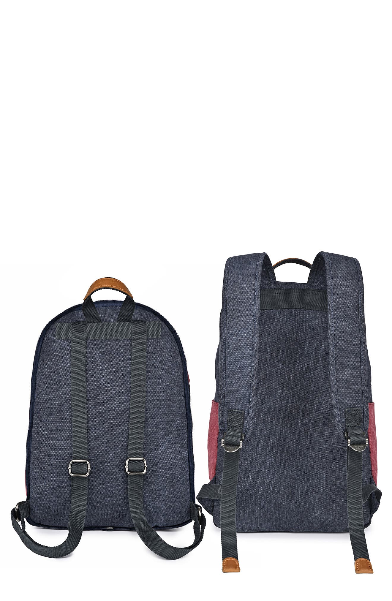 THE SAME DIRECTION Trail Tree Double Backpack, Alternate, color, Navy
