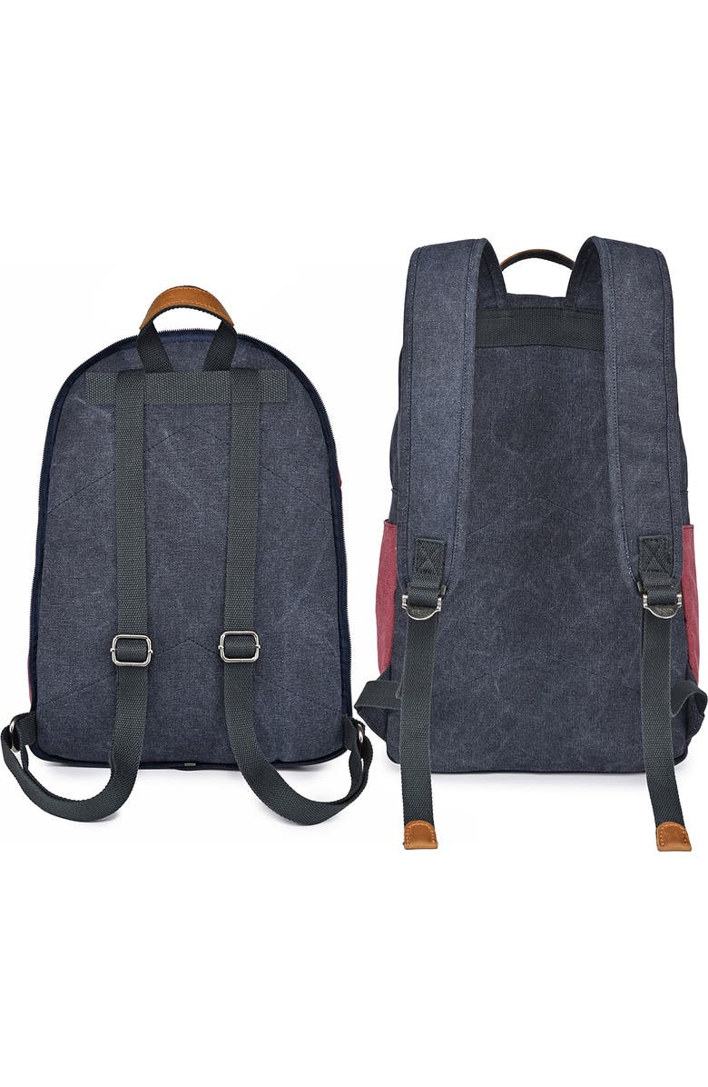 THE SAME DIRECTION Trail Tree Double Backpack, Alternate, color, Navy