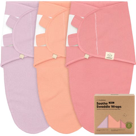 3-Pack Soothe (Wren) Swaddle Wraps