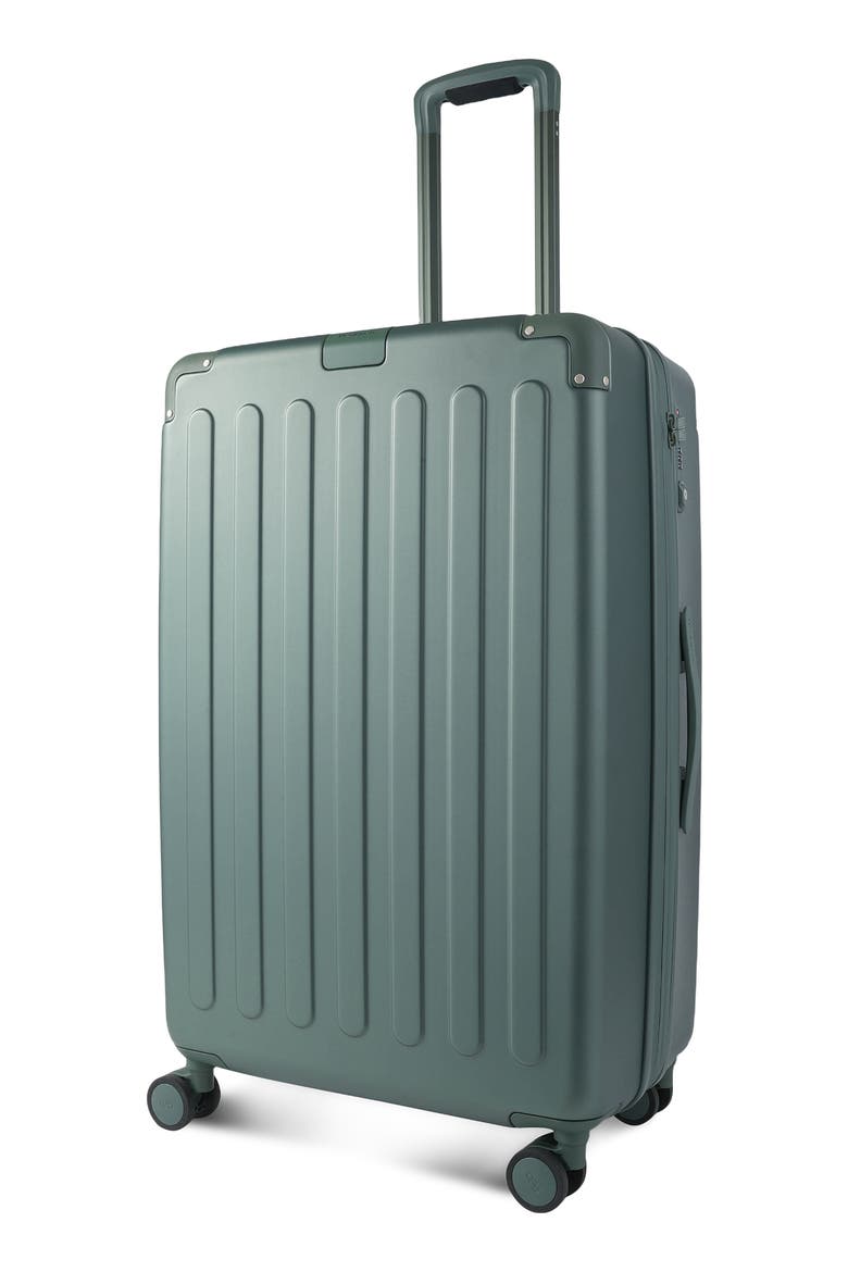Nostos Matte Large Spinner Suitcase, Alternate, color, PINE