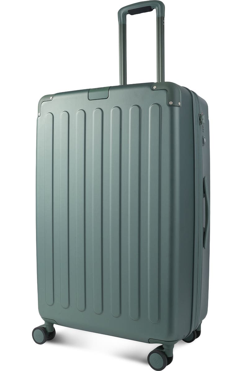 Hedgren Nostos Matte Large Spinner Suitcase, Alternate, color, Pine