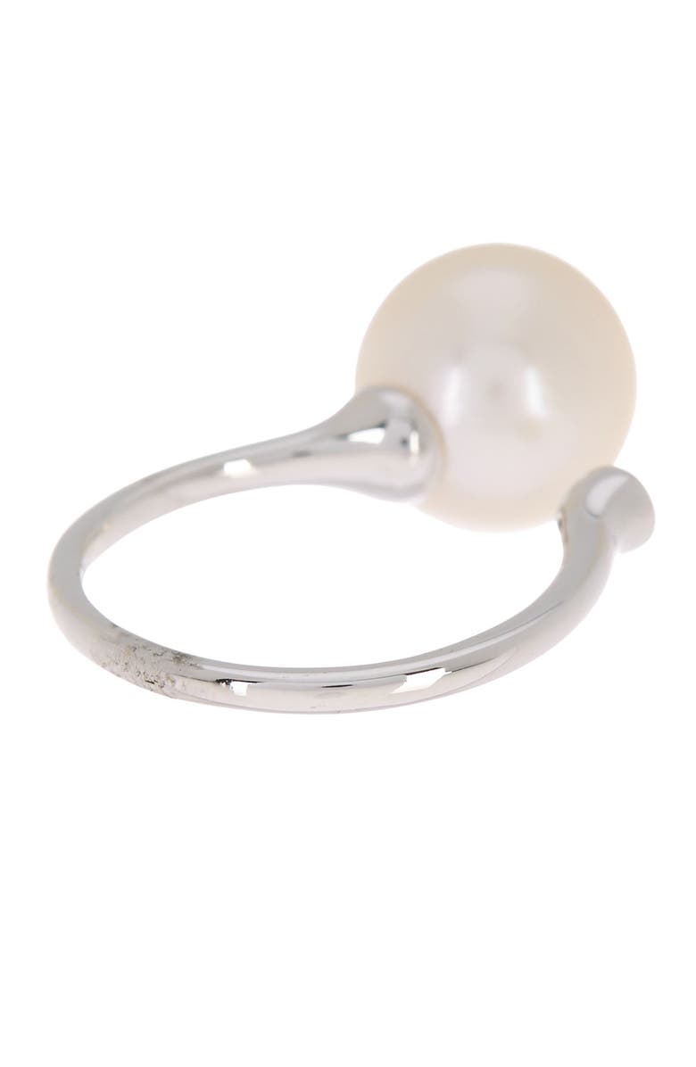 RON HAMI 14K White Gold Diamond & Freshwater Pearl Ring - 0.07 ctw - Size 7, Main, color, 