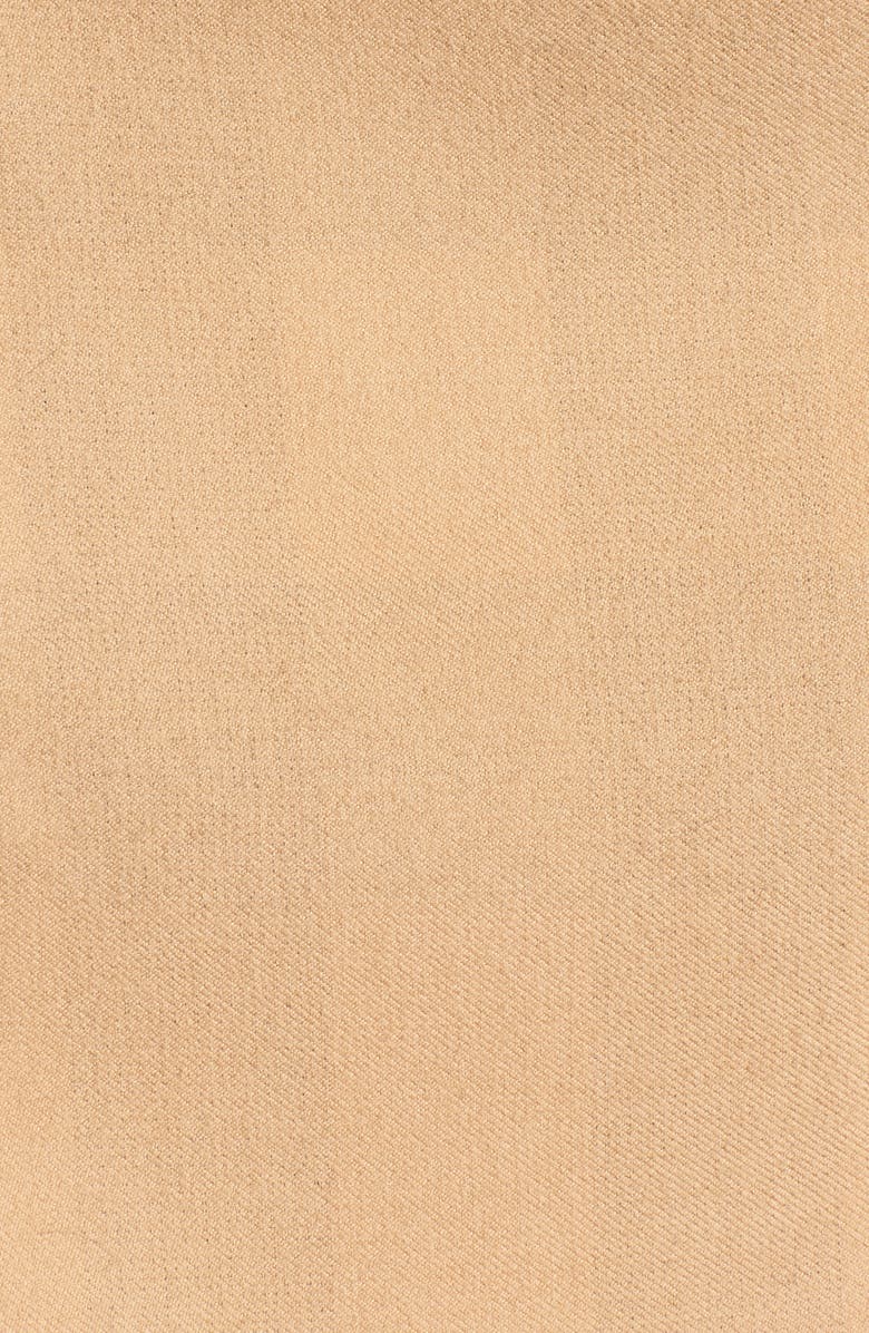 Burberry Charlotte Genuine Fox Fur Trim Reversible Cape, Alternate, color, 