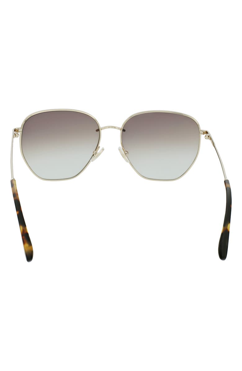 Victoria Beckham 60mm Gradient Sunglasses, Alternate, color,