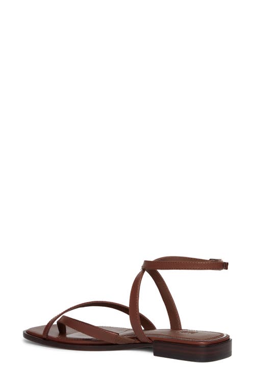 Paige Reese Ankle Strap Sandal In Brown