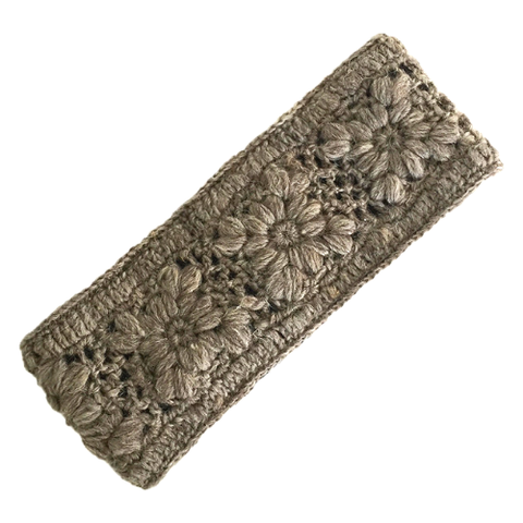 Flower Crochet Headband- SOLIDS