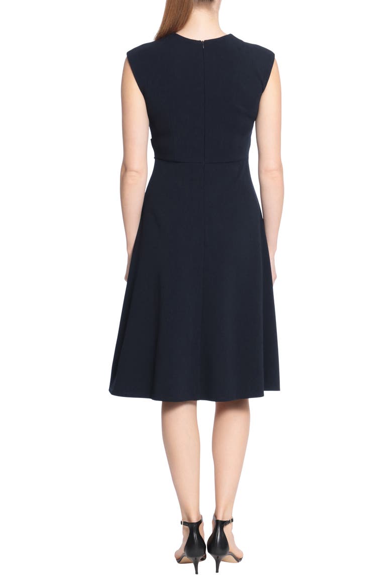 Twist Waist Keyhole Dress, Alternate, color, NAVY
