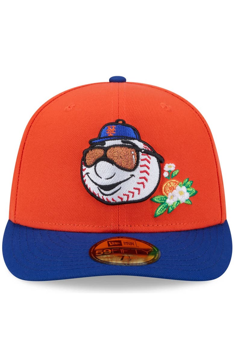 Men's New Era  Orange/Royal New York Mets 2026 Spring Training 59FIFTY Fitted Hat, Alternate, color, Orange