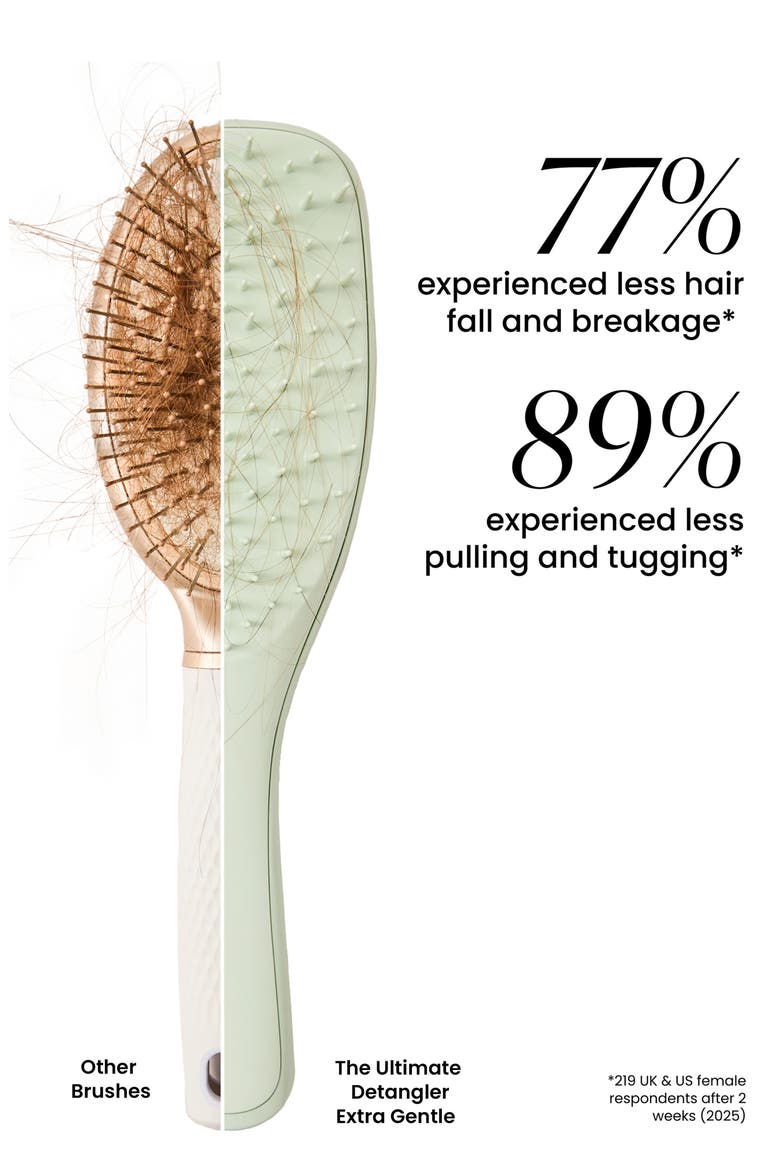 Ultimate Detangler Hairbrush - Extra Gentle, Alternate, color, EUCALYPTUS GREEN