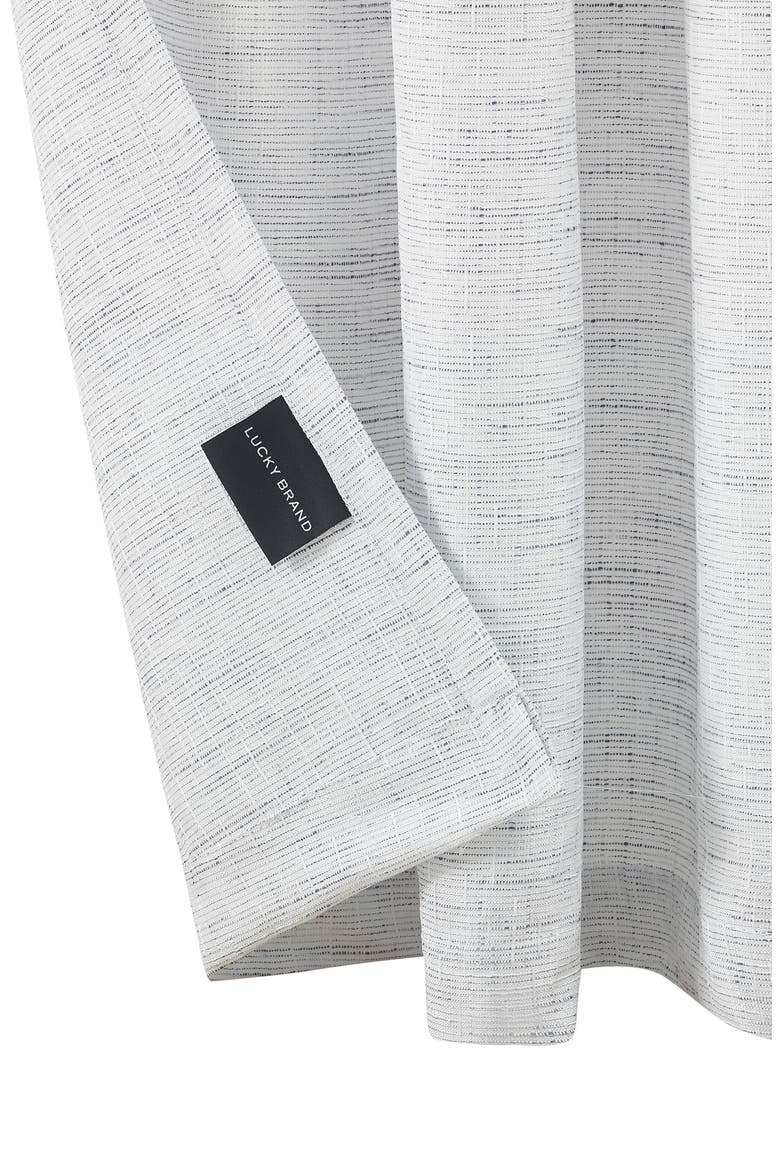 Sierra Textured Set of 2 Curtain Panels, Alternate, color, DENIM