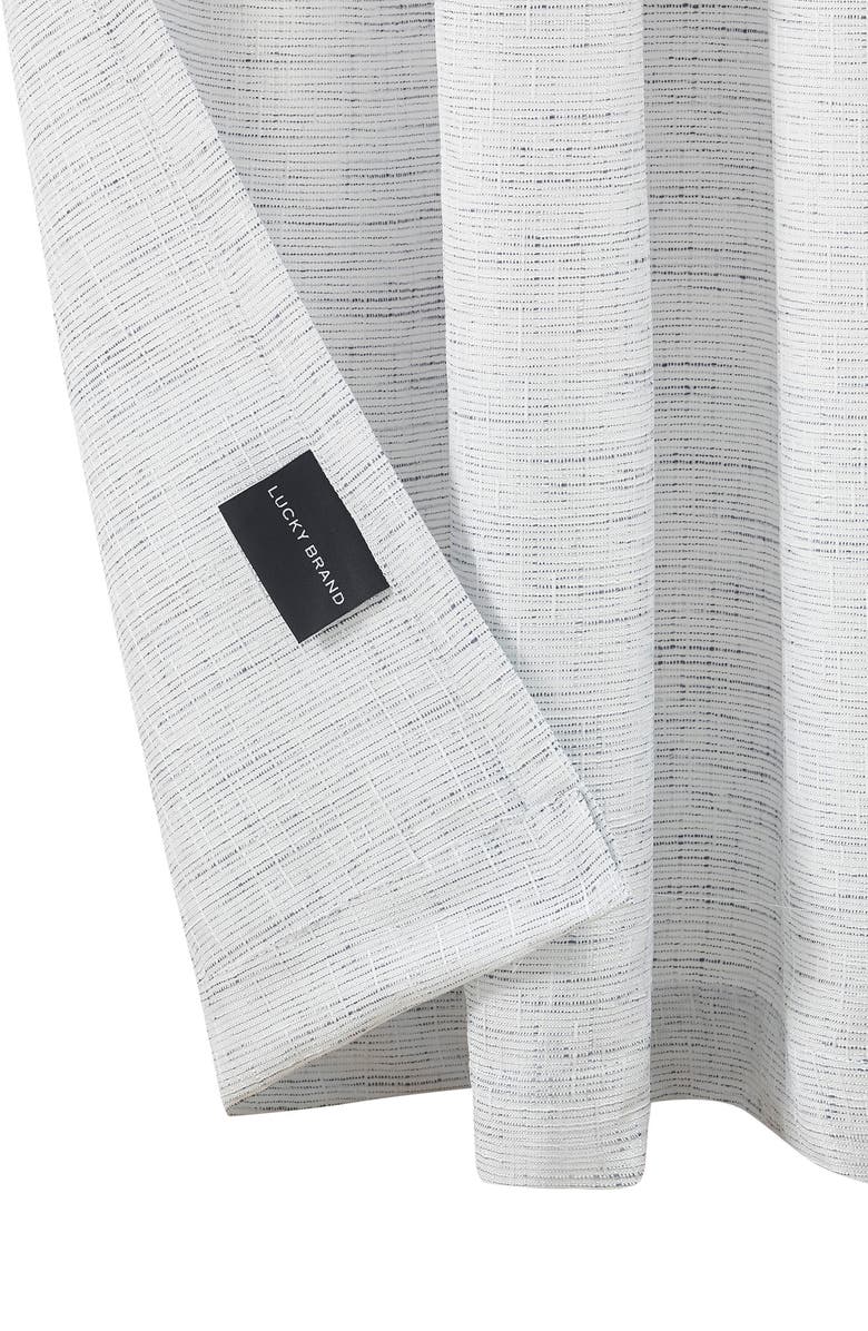 Lucky Brand Sierra Textured Set of 2 Curtain Panels, Alternate, color, Denim