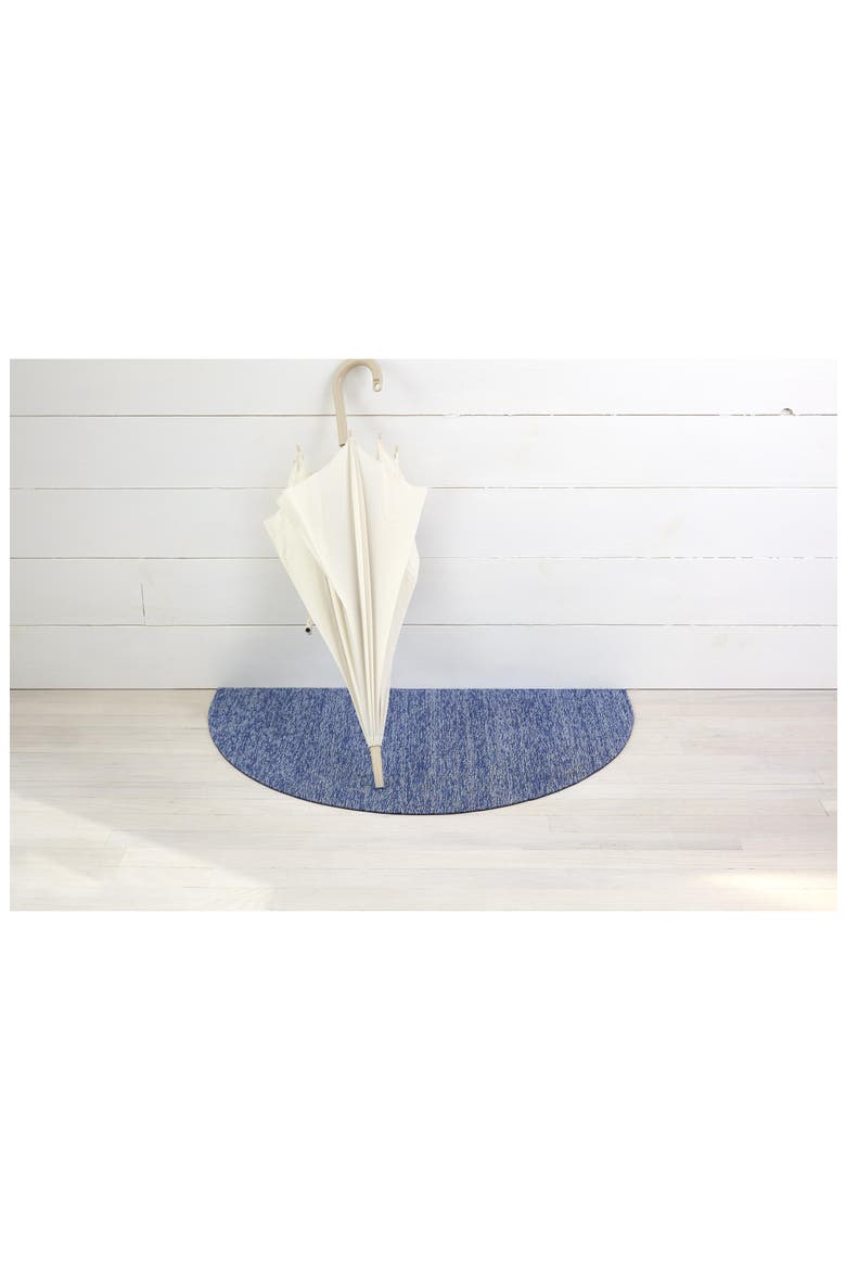 Heathered Welcome Mat, Alternate, color, CORNFLOWER